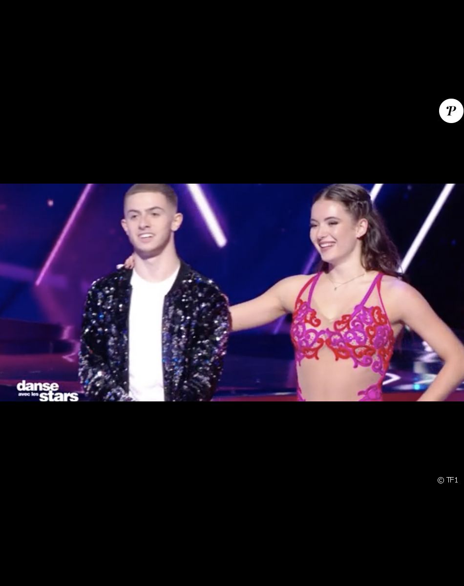 Michou et Elsa Bois lors de la demi-finale de "Danse avec les stars" - 19 novembre 2021, TF1