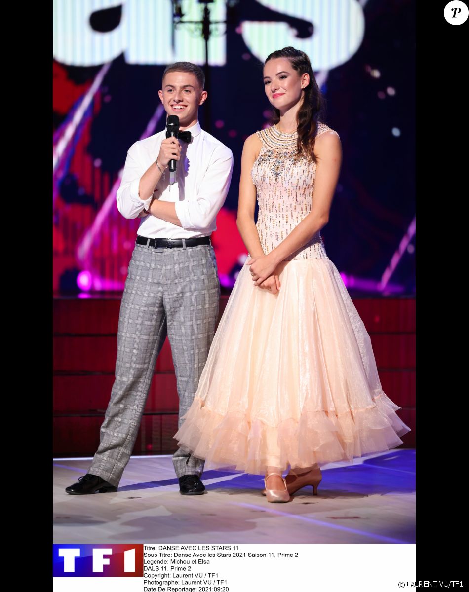 Le youtubeur Michou, partenaire d'Elsa Bois dans "Danse avec les stars" sur TF1.