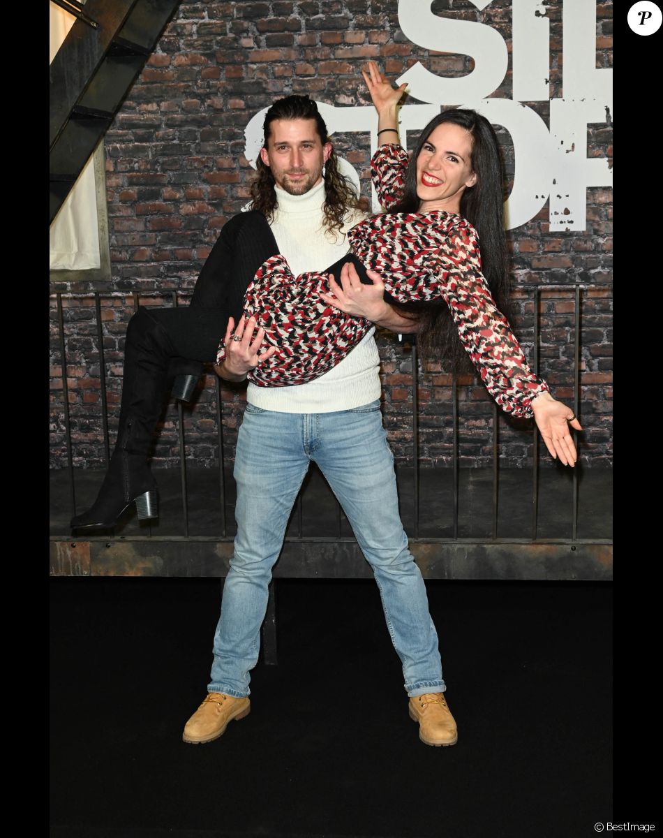 Charlotte Hervieux et son compagnon Christopher Lopez à l'avant-première du film "West Side Story" réalisé par Steven Spielberg au Grand Rex à Paris le 2 décembre 2021. © Coadic Guirec/Bestimage