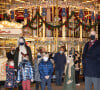 Ouverture du marché de Noël à Monaco en présence du prince Albert II, de ses enfants le prince Jacques, la princesse Gabriella, de la princesse Caroline de Hanovre, de Pierre Casiraghi, sa femme Béatrice Borromeo, de leurs enfants Francesco et Stefano, de Roisin Wittstock et de ses enfants Kaia Rose et Bodie à Monaco le 3 décembre 2021. © Olivier Huitel / Pool / Bestimage 