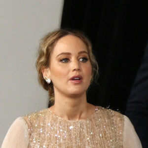 Jennifer Lawrence (enceinte) à la première du film "Don't Look Up" à New York, le 5 décembre 2021.