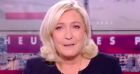 Marine Le Pen, invitée de CNews dans L'Heure des Pros, face à Pascal Praud