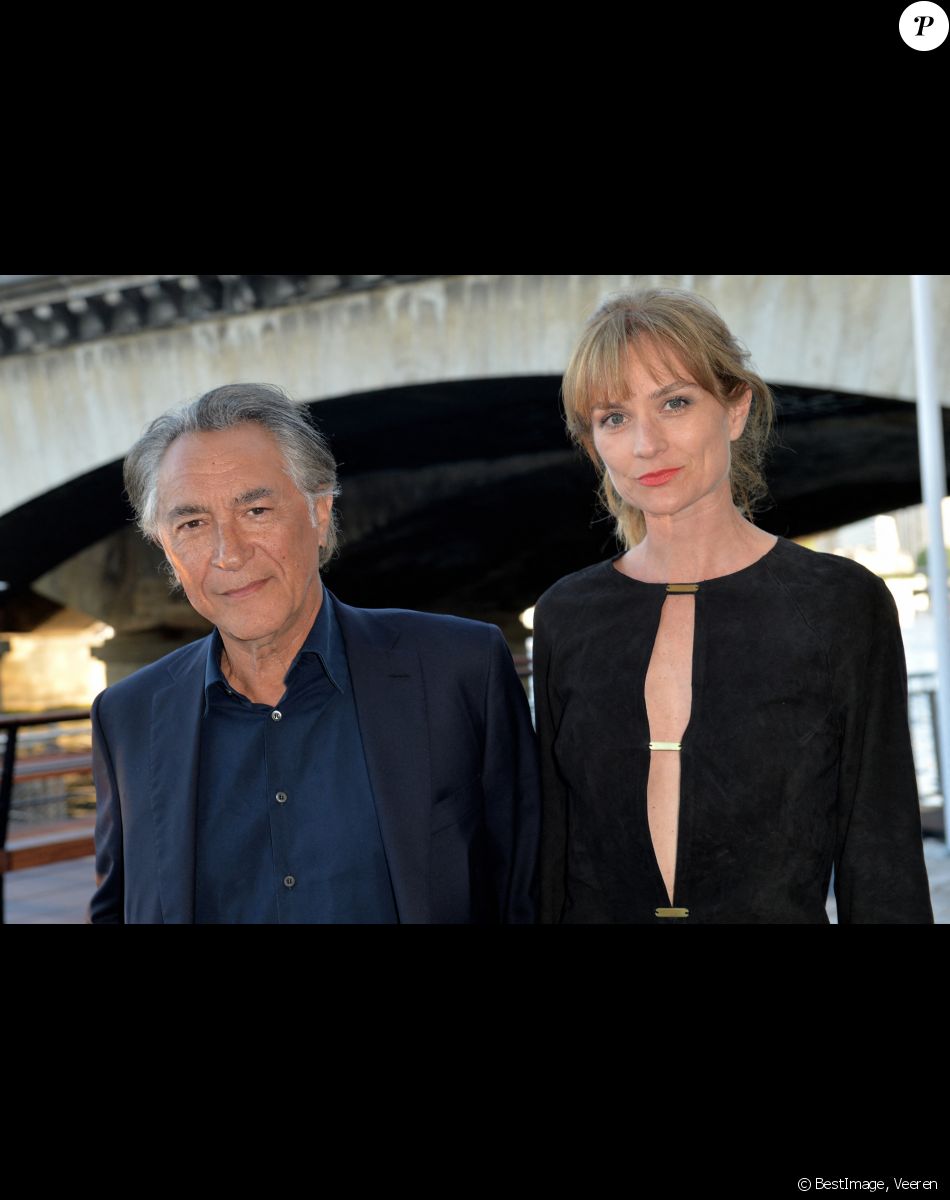 Richard Berry et sa femme Pascale Louange - Soirée de gala de la "Maud Fontenoy Fondation" à bord de la péniche Ducasse sur Seine à Paris le 6 juin 2019. Veeren/Bestimage