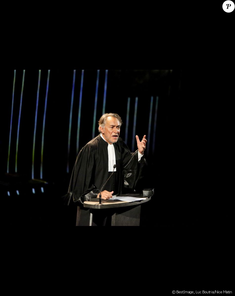 Exclusif - Richard Berry lors de la représentation de la pièce Plaidoiries "Je vous demande l'impossible" lors du Festival de Ramatuelle, France, le 10 août 2019. © Luc Boutria/Nice Matin/Bestimage