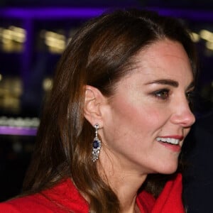 Catherine (Kate) Middleton, duchesse de Cambridge, assiste au service de chant communautaire Together At Christmas à l'abbaye de Westminster, à Londres, Royaume Uni, le 8 décembre 2021. 