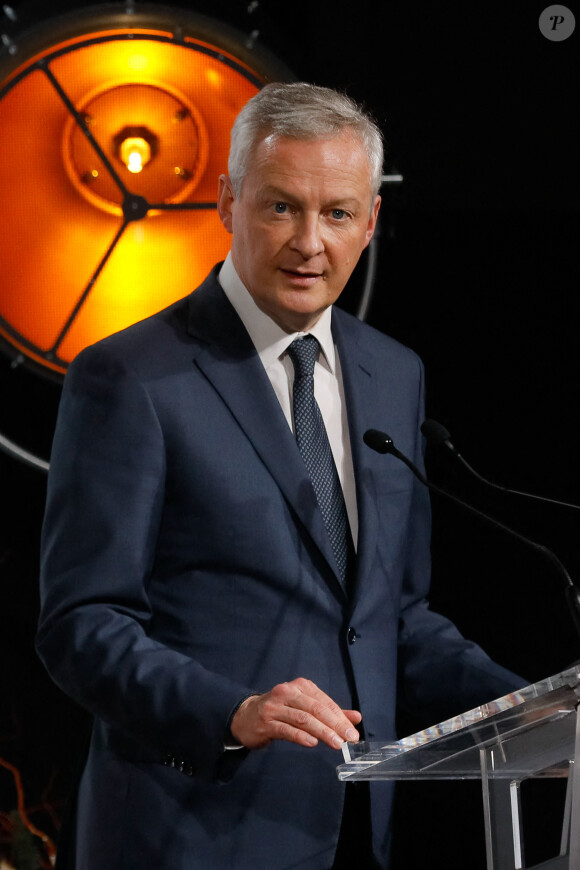 Bruno Le Maire, ministre de l'économie et des finances lors du 6ème sommet d'affaires franco-suédois sur la décarbonisation de l'économie au pavillon Vendôme à Paris, France, le 6 décembre 2021