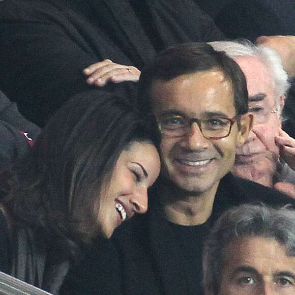 Jean-Luc Delarue et Anissa au Parc des princes pour PSG-Nice
