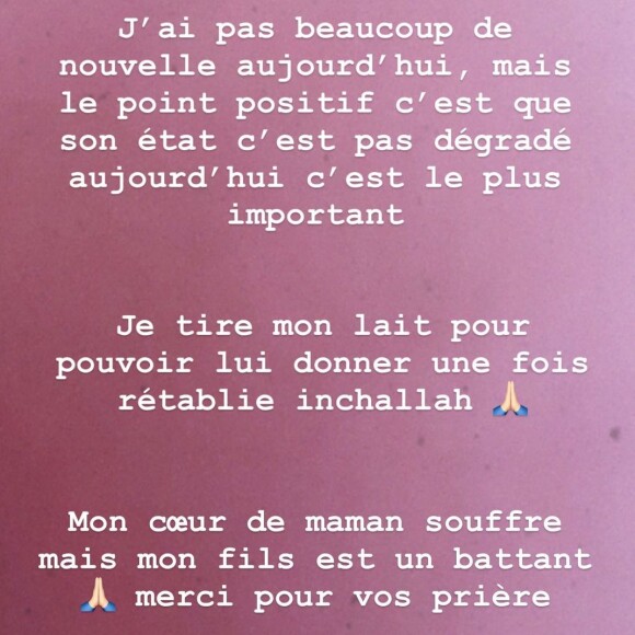 Jazz dévastée : son bébé London Sky hospitalisé, cette promesse à sa fille qui lui brise le coeur 

