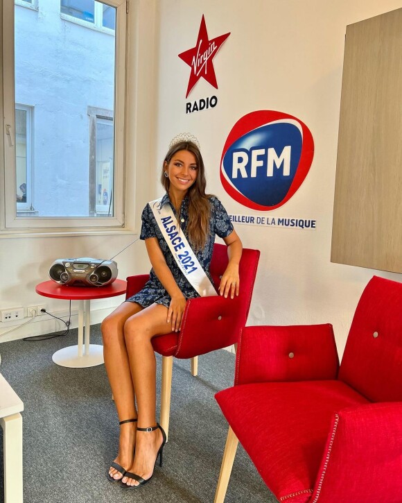 Cécile Wolfrom, Miss Alsace 2021, sur Instagram.