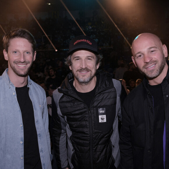 Exclusif - Romain Grosjean, Guillaume Canet, Franck Gastambide - Gala de MMA ARES FC 2 au Palais des Sports Marcel Cerdan à Levallois-Perret. © Rachid Bellak/Bestimage