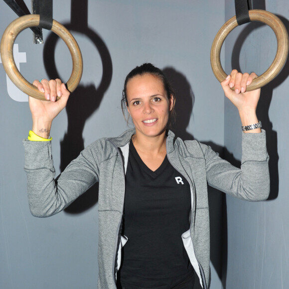Exclusif - Laure Manaudou - Inauguration du premier concept store Reebok avenue de l'Opera a Paris, le 4 decembre 2013.