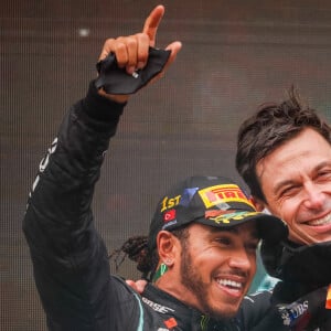 Toto Wolff et Lewis Hamilton - Formule1, Grand Prix de Turquie 2020 à Istanbul le 15 novembre 2020.