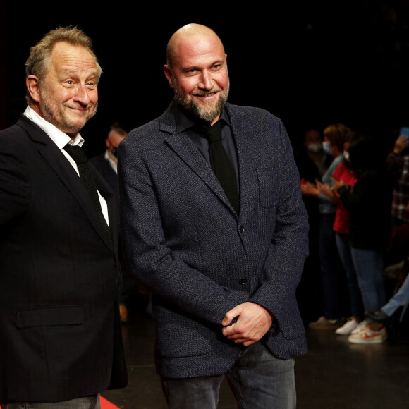 Benoît Poelvoorde et François Damiens - Cérémonie d'ouverture du Festival Lumière à Lyon le 9 octobre 2021. © Pascal Fayolle/ Bestimage