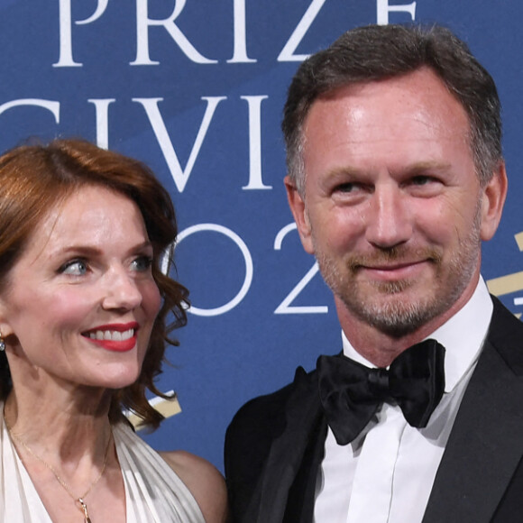 Geri Halliwell et son mari Christian Horner - Gala du Prix de la FIA (FIA Prize Giving 2021) au Carrousel du Louvre à Paris le 16 décembre 2021. © Giancarlo Gorassini/Bestimage
