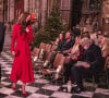 Catherine (Kate) Middleton, duchesse de Cambridge, avec sa famille, Carole et Michael Middleton, Pippa Middleton, James Middleton et sa femme Alizée, au service de chant communautaire Together At Christmas à l'abbaye de Westminster, à Londres, Royaume Uni, le 8 décembre 2021.