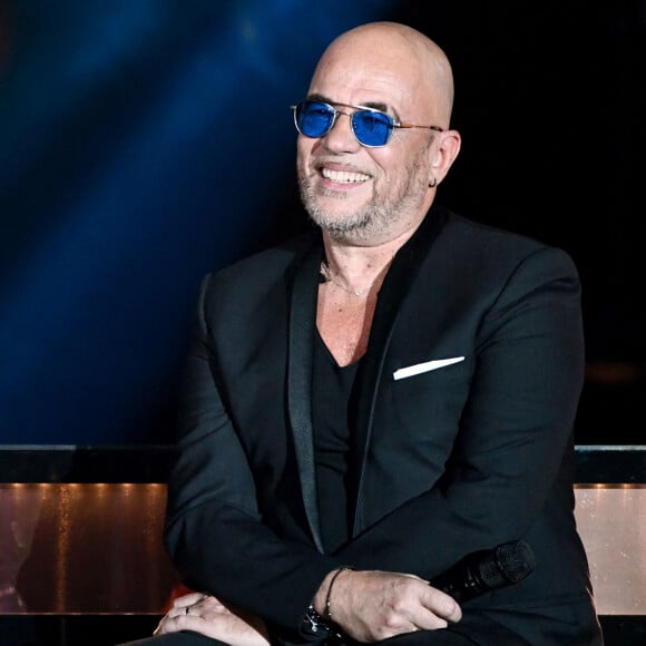 Exclusif - Pascal Obispo - Enregistrement de l'émission "Un soir à Monaco avec Laurent Gerra" sur la scène de la salle des Etoiles du Monte-Carlo Sporting à Monaco, diffusée le 18 décembre 2021 à 21h05. © Bruno Bebert / Bestimage 