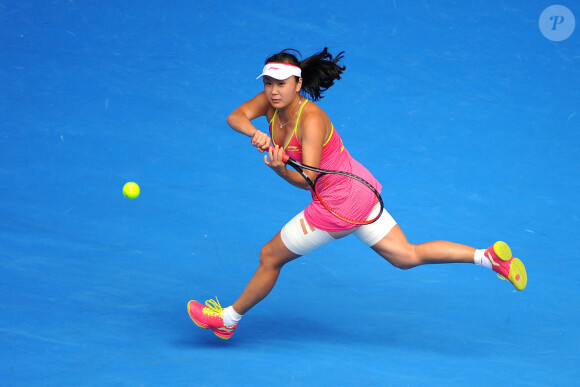 Peng Shuai (CHN) lors de l'Open d'Australie à Melbourne, Australie, le 25 janvier 2015. © Tennis Magazine/Panoramic/Bestimage