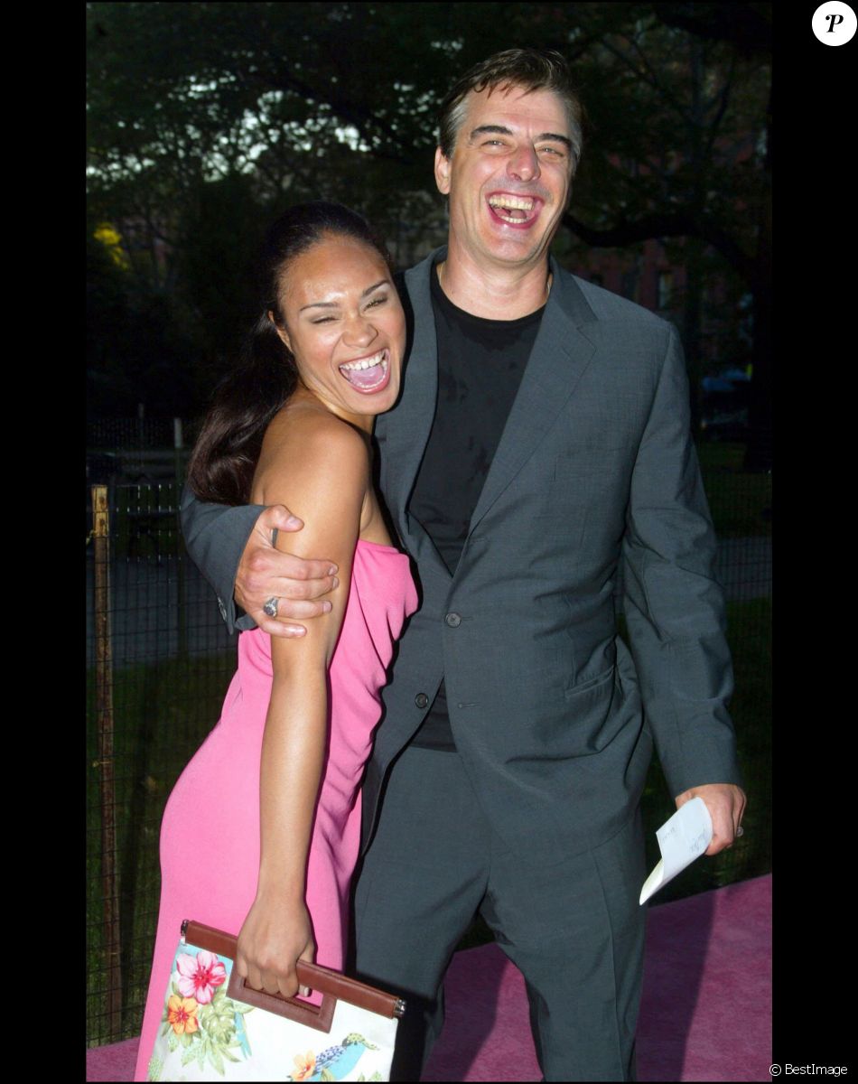 Chris Noth et sa femme Tara Wilson en juillet 2002.