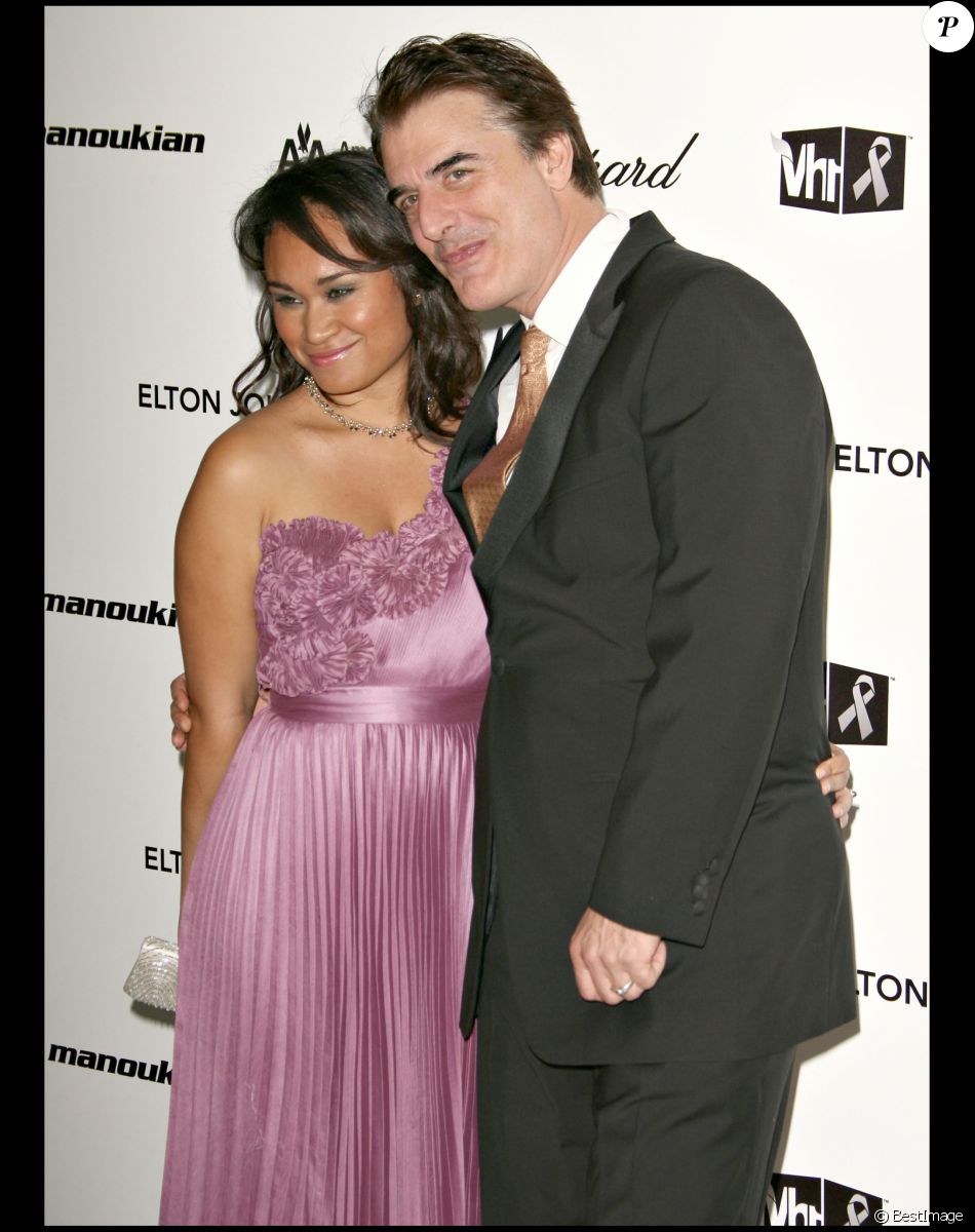Chris Noth et sa femme Tara Wilson en février 2009.