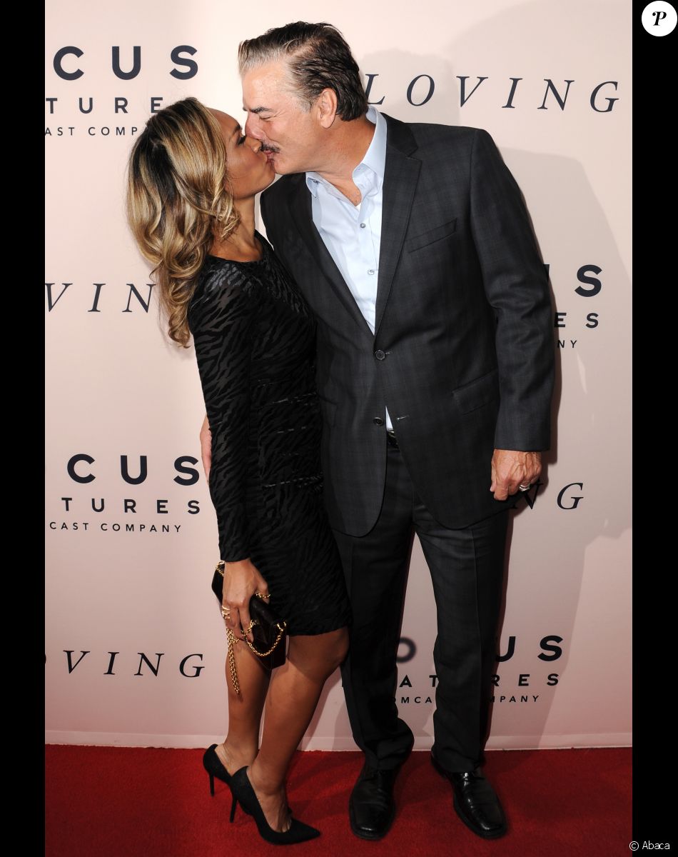 Chris Noth, Tara Wilson à la première de "Loving" à Los Angeles le 20 octobre 2016.