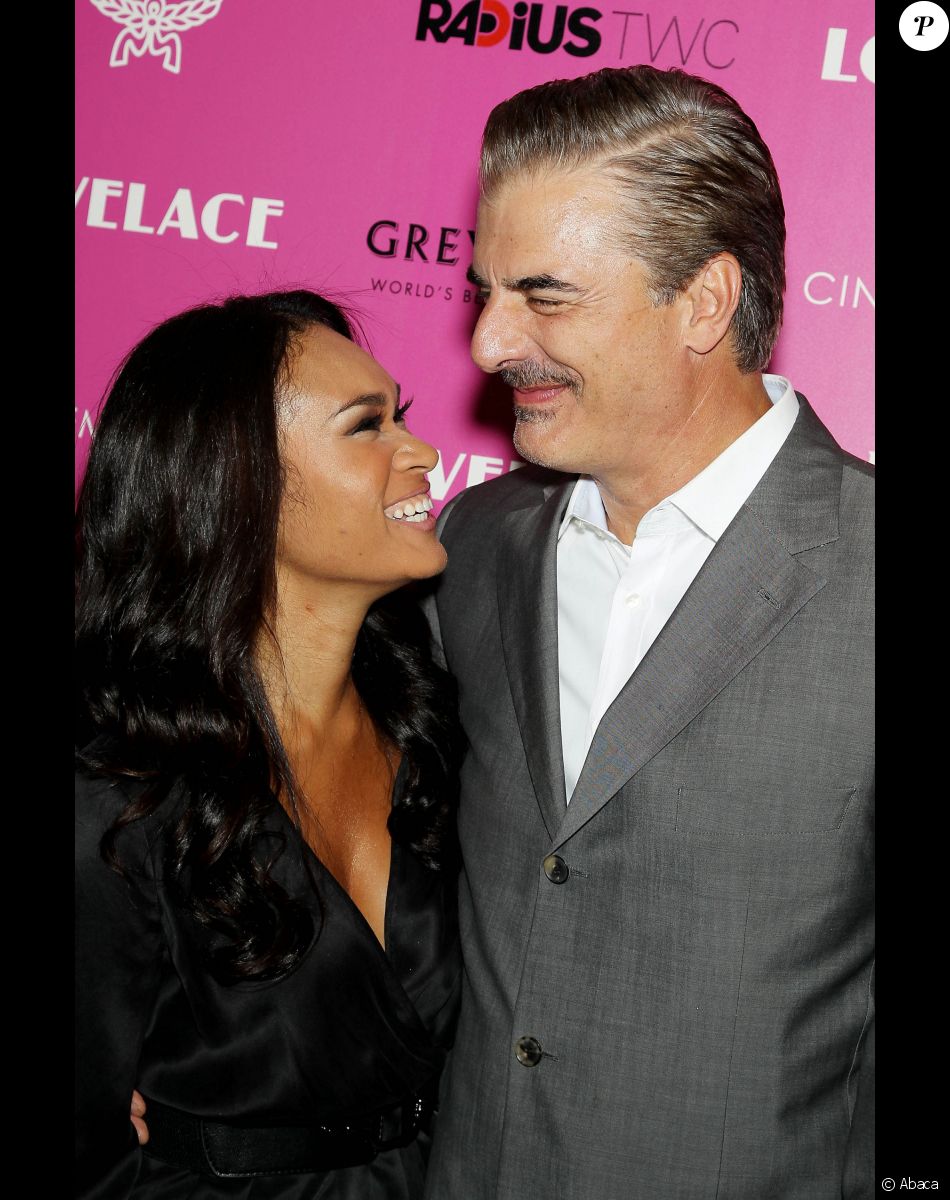 Tara Wilson et Chris Noth à New York en 2013.