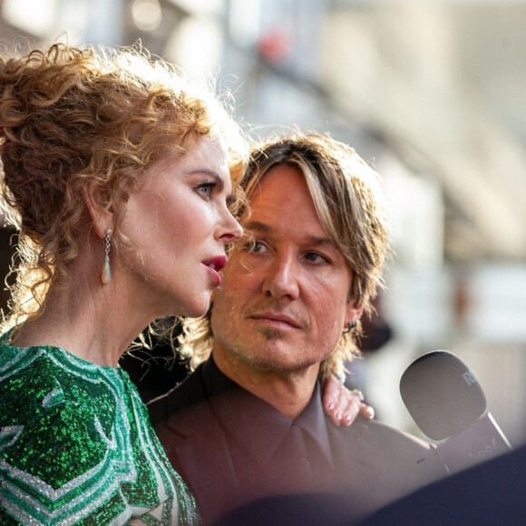 Nicole Kidman et son mari Keith Urban - Première du film "Being The Ricardos" à Sydney. Le 15 décembre 2021.