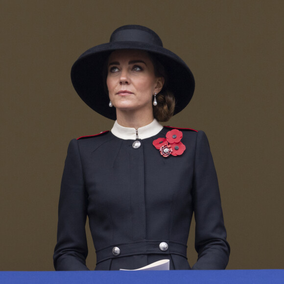 Catherine Kate Middleton, duchesse de Cambridge - La famille royale d'Angleterre sans la reine et la classe politique anglaise participent au 'Remembrance Day', une cérémonie d'hommage à tous ceux qui sont battus pour la Grande-Bretagne, au Cenopath à Whitehall, Londres.