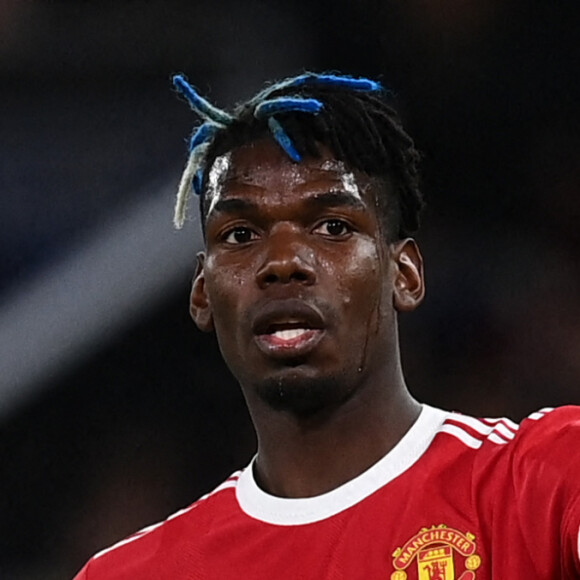 Paul Pogba - Match de Ligue Des Champions "Manchester United - Atalanta Bergame (3-2)" au stade Old Trafford à Manchester, le 20 octobre 2021.