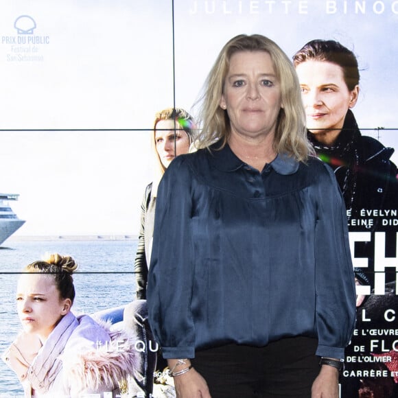 Patricia Prieur assiste à l'avant-première du film Ouistreham au cinéma UGC Ciné Cité Les Halles. Paris, le 6 janvier 2022.