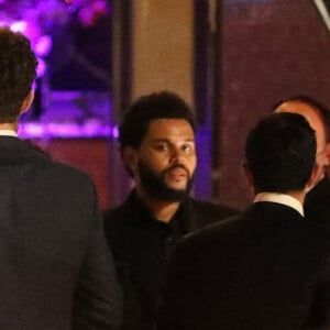 Exclusif - The Weeknd à la sortie d'une after party des Emmy Awards à l'hôtel San Vicente Bungalows à West Hollywood, Los Angeles, le 19 septembre 2021. 