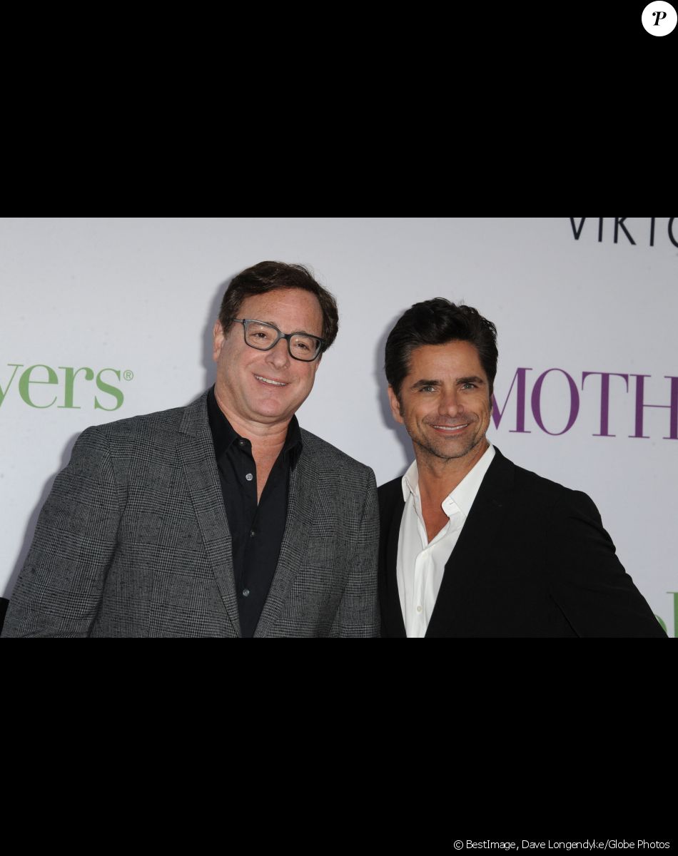 Bob Saget, John Stamos à la première de 'Mother's Day' au théâtre TCL Chinese à Hollywood, le 13 avril 2016 2016 © Dave Longendyke/Globe Photos via Bestimage