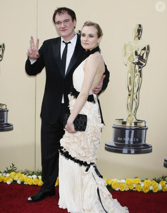 Quentin Tarantino et Diane Kruger à la 82e cérémonie des Oscars, à Los Angeles.