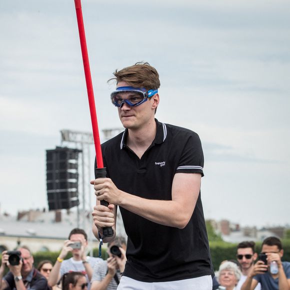 Yannick Agnel - Journée Paris 2024 sur la place de La Concorde à Paris le 23 juin 2019. La Concorde s'est transformée le temps d'une journée pour devenir un magnifique parc sportif urbain au coeur de Paris et inviter petits et grands, en famille, entre amis, à partager des moments inoubliables au contact des plus grands athlètes. © Cyril Moreau/Bestimage