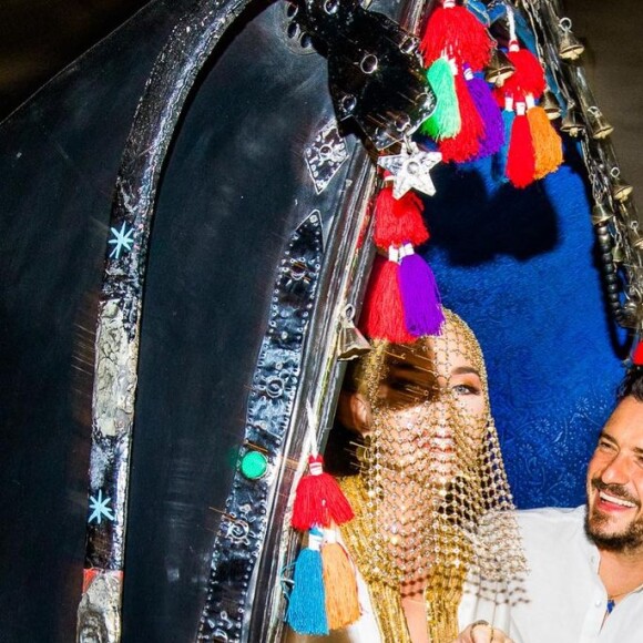 Katy Perry rend hommage à Orlando Bloom pour ses 45 ans. Instagram. Le 13 janvier 2022.