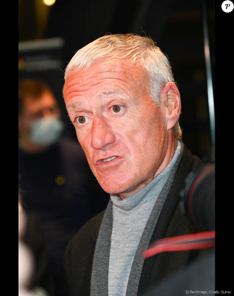 Didier Deschamps - Lancement de l'Opération Pièces Jaunes à La Poste Centrale du Louvre à Paris. Le 12 janvier 2022 © Coadic Guirec / Bestimage