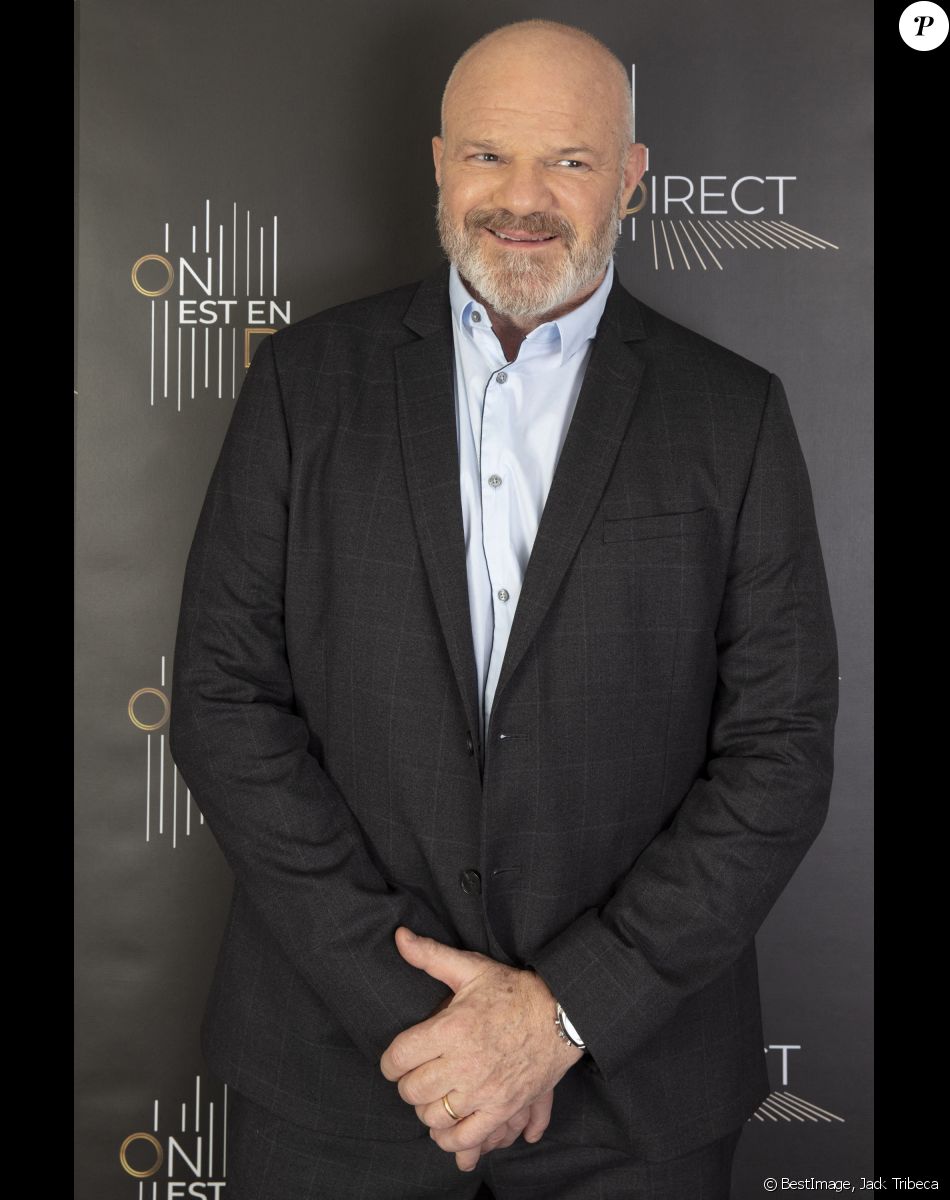 Exclusif - Philippe Etchebest - Chef étoilé et meilleur ouvrier de France - Backstage de l'émission OEED (On Est En Direct) , présentée par Laurent Ruquier et diffusée en direct le 17/04/21 sur France2 - Paris le 17/04/2021 ©Jack Tribeca / Bestimage