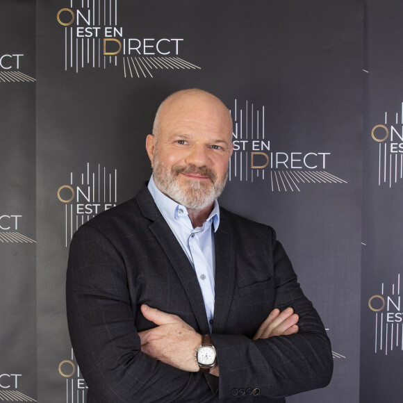 Exclusif - Philippe Etchebest - Chef étoilé et meilleur ouvrier de France - Backstage de l'émission OEED (On Est En Direct) , présentée par Laurent Ruquier et diffusée en direct le 17/04/21 sur France2 - Paris le 17/04/2021 ©Jack Tribeca / Bestimage