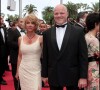 Philippe Etchebest et son épouse - Montée des marches du film "La conquête" - 64e festival de Cannes en 2011.