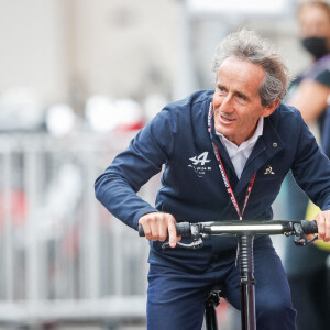 Alain Prost  - Essais du Grand Prix de Monaco le 22 mai 2021.