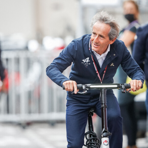 Alain Prost  - Essais du Grand Prix de Monaco le 22 mai 2021.