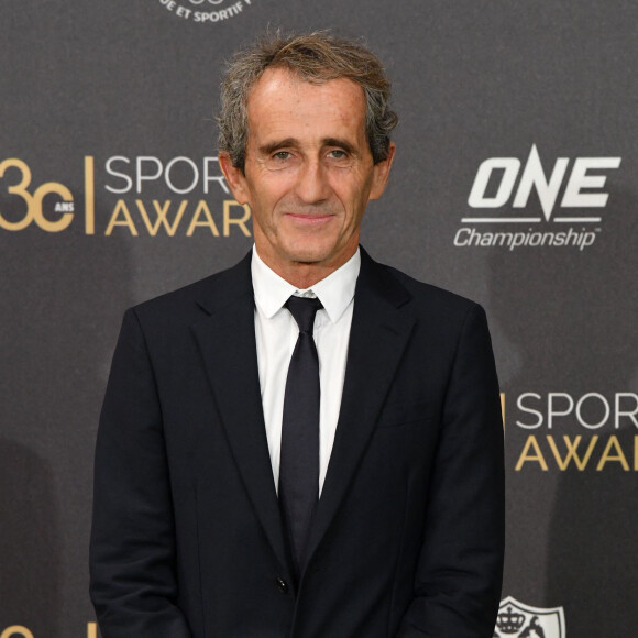 Alain Prost, récompensé pour l'ensemble de sa carrière, Prix de la légende 2019, durant la soirée des Sportel Awards 2019 au Grimaldi Forum à Monaco le 22 octobre 2019. Les Sportel Awards visent à récompenser les plus belles images de sport de l'année dans le cadre du Sportel qui est un salon international du sport et des médias qui se déroule sur 3 jours en Principauté. © Bruno Bebert/Bestimage