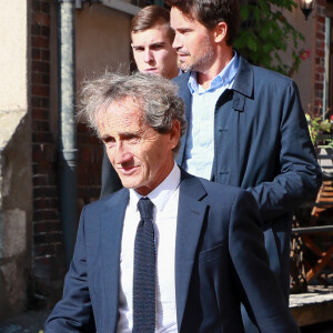 Alain Prost - Obsèques de Anthoine Hubert en la cathédrale de Chartres.