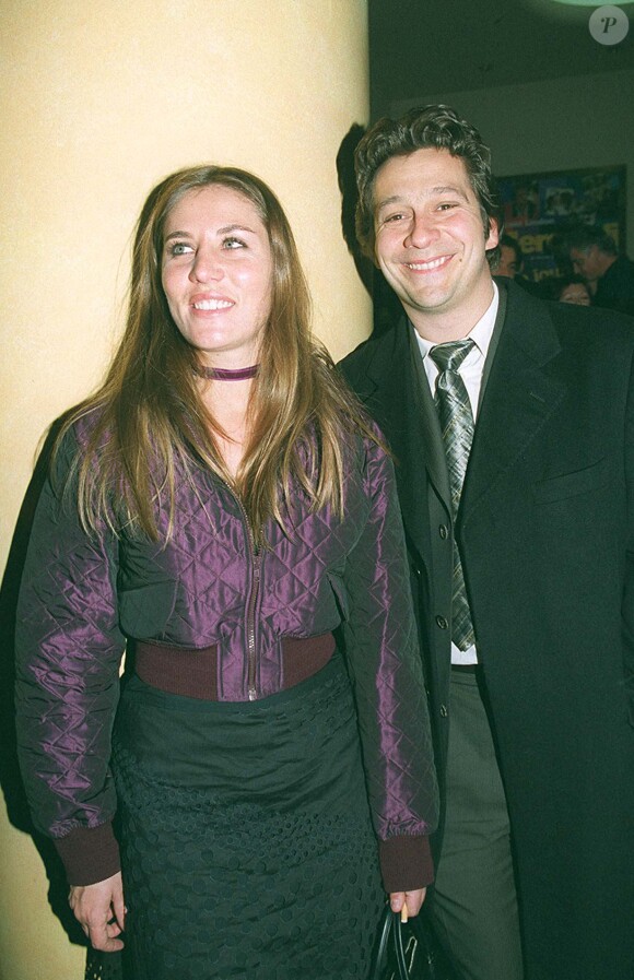 Laurent Gerra et Mathilde Seigner - Cérémonie d'ouverture du festival du film de Paris en 2001.