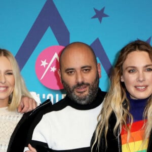 Esteban, Laetitia Dosch, Jérôme Commandeur et Pascale Arbillot - Photocall de la 25ème édition du Festival international du film de comédie de l'Alpe d'Huez le 19 janvier 2022. © Dominique Jacovides / Bestimage