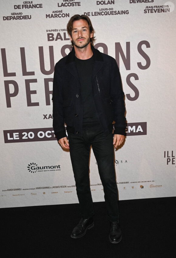 Gaspard Ulliel - Avant-première du film "Illusions perdues" au cinéma UGC Normandie à Paris, le 4 octobre 2021. © Coadic Guirec / Bestimage
