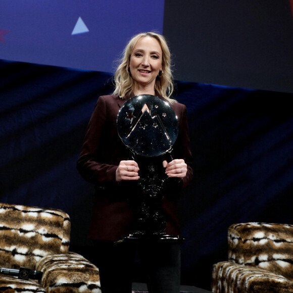 Audrey Lamy, Prix d'interprétation féminine lors de la clôture de la 25ème édition du Festival international du film de comédie de l'Alpe d'Huez, France, le 22 janvier 2022. © Dominique Jacovides/Bestimage 