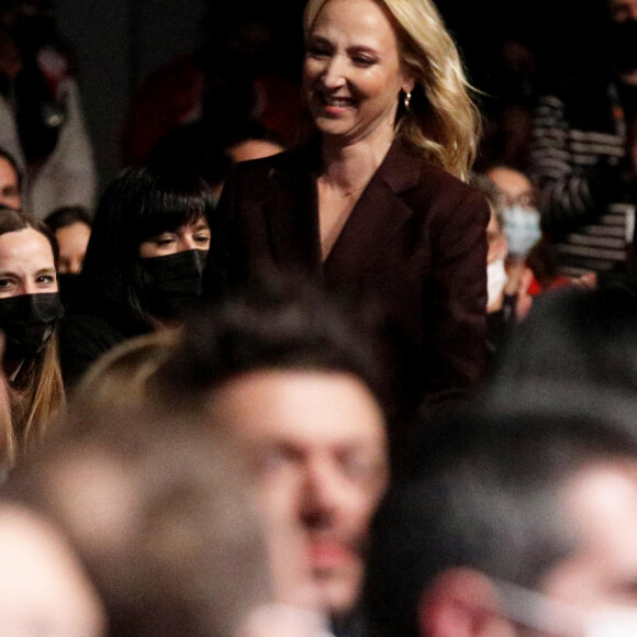 Audrey Lamy, Prix d'interprétation féminine lors de la clôture de la 25ème édition du Festival international du film de comédie de l'Alpe d'Huez, France, le 22 janvier 2022. © Dominique Jacovides/Bestimage 