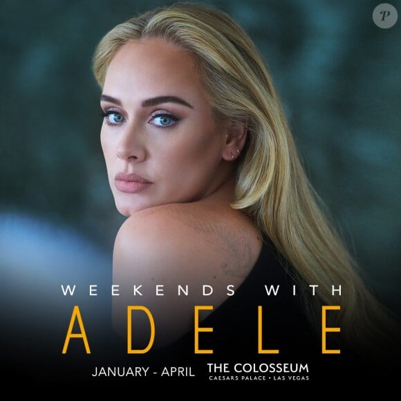 Affiche de la résidence d'Adele à Las Vegas