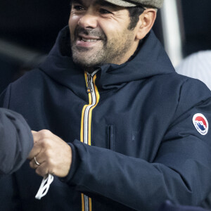 Jamel Debbouze - People au match de Ligue 1 Uber Eats "PSG contre Nice (0-0)" au Parc des Princes à Paris le 1er décembre 2021. © Cyril Moreau/Bestimage 