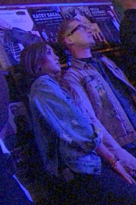 Macaulay Culkin (parrain de P. Jackson) et sa compagne Brenda Song - Les célébrités sont allées assister au premier concert de P. Jackson à The Mint à Los Angeles, le 30 mars 2019. 